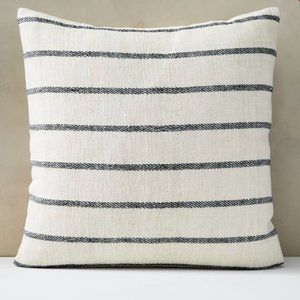 24x24" West Elm Cotton-Silk Simple Stripe Pillow Covers (Set of 2)